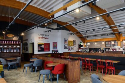 Costa Coffee award winning timber frame