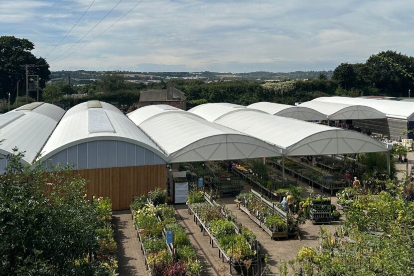 Photo of Trowell garden centre canopy