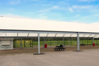 Photo of a vast school canopy