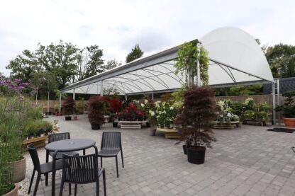 Picture shows Coppice Garden Centre plant display and dinning area